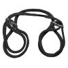 Japanese Style Bondage Cotton Wrist or Ankle Cuffs Black Main
