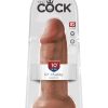 KING COCK 10 CHUBBY TAN " details