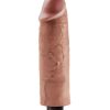 KING COCK 10IN VIBRATING TAN main