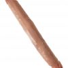KING COCK 12 SLIM DOUBLE DILDO TAN " back