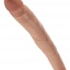 KING COCK 12 SLIM DOUBLE DILDO TAN " main