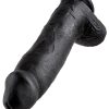 KING COCK 12IN COCK W/BALLS BLACK main