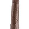 KING COCK 12IN COCK W/BALLS BROWN main