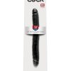 KING COCK 12IN SLIM DOUBLE DILDO BLACK details