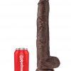 KING COCK 14 COCK W/BALLS BROWN " male Q
