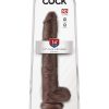 KING COCK 14 COCK W/BALLS BROWN " 2
