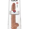 KING COCK 14 COCK W/BALLS TAN " 2