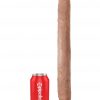 KING COCK 16 THICK DOUBLE DILDO TAN " details