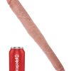 KING COCK 16IN TAPERED DOUBLE DILDO FLESH back