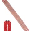KING COCK 16IN THICK DOUBLE DILDO FLESH back