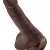 KING COCK 6 COCK W/BALLS BROWN " back