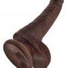 KING COCK 6 COCK W/BALLS BROWN " details