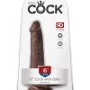 KING COCK 6 COCK W/BALLS BROWN " 2