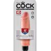 KING COCK 6 VIBRATING STIFFY BEIGE " details