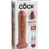 KING COCK 7 UNCUT TAN DILDO " male Q