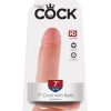 KING COCK 7IN COCK W/BALLS FLESH male Q