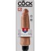 KING COCK 8 VIBRATING STIFFY TAN " details