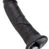 KING COCK 8IN COCK BLACK back