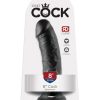 KING COCK 8IN COCK BLACK details
