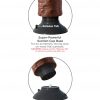 KING COCK 8IN COCK BROWN VIBRATING details