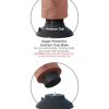 KING COCK 8IN VIBRATING TAN W/ BALLS details