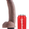KING COCK 9 SQUIRTING BROWN " details