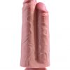 KING COCK 9 TWO COCKS ONE HOLE BEIGE " back