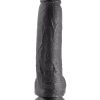 KING COCK 9IN COCK W/BALLS BLACK main