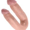 KING COCK DOUBLE TROUBLE MEDIUM FLESH back