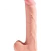 King Cock Triple Density 12 inches Dildo with Balls Beige Main