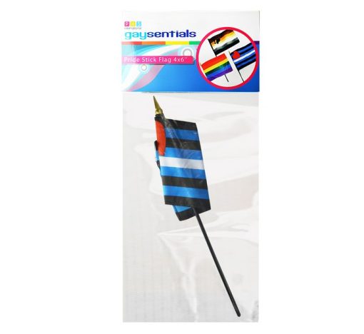 LEATHER STICK 4 X 6 FLAG back