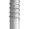 MASTER SERIES RIBBED GLASS DILDO back