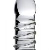 MASTER SERIES RIBBED GLASS DILDO details
