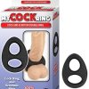 My Cockring Cock & Scrotum Double Ring Black Main