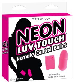 NEON LUV TOUCH REMOTE CONTROL BULLET PINK main