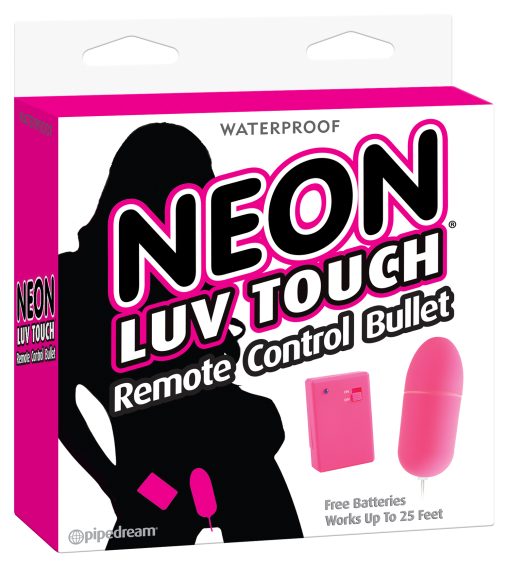 NEON LUV TOUCH REMOTE CONTROL BULLET PINK main