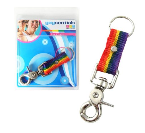 NYLON KEY TAG W/SCISSOR SNAP details