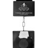 PLEASURE HANDCUFFS FURRY BLACK back