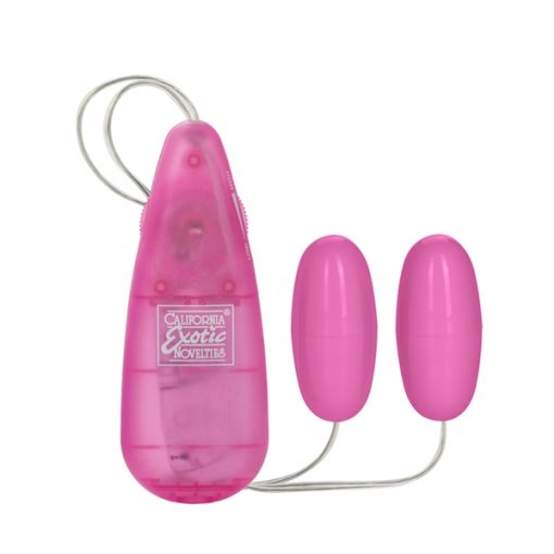 POCKET EXOTICS DOUBLE PINK PASSION BULLET back