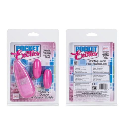 POCKET EXOTICS DOUBLE PINK PASSION BULLET details