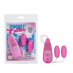POCKET EXOTICS DOUBLE PINK PASSION BULLET main