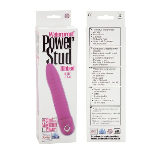 POWER STUD RIBBED W/P PINK back
