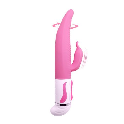 PRETTY LOVE ANTOINE RABBIT VIBRATOR SILICONE PINK details
