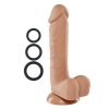 CLOUD 9 PRO SENSUAL 7 PREMIUM SILICONE DONG W/ C RINGS LIGHT " details