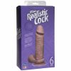 REALISTIC COCK ULTRASKYN BROWN 6IN male Q