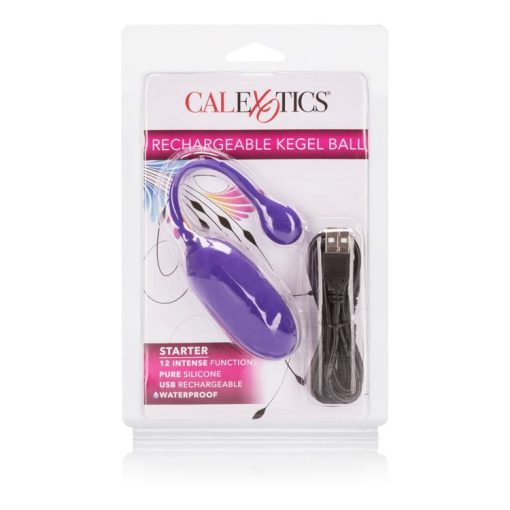 RECHARGEABLE KEGEL BALL STARTER PURPLE 3