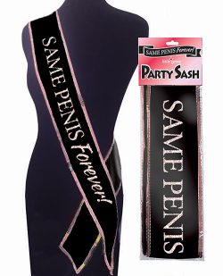 SAME PENIS FOREVER SASH main