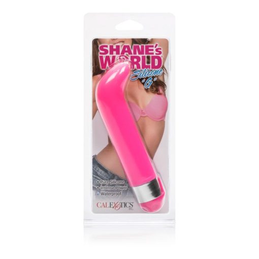 SHANES WORLD SILICONE G PINK VIBRATOR 3