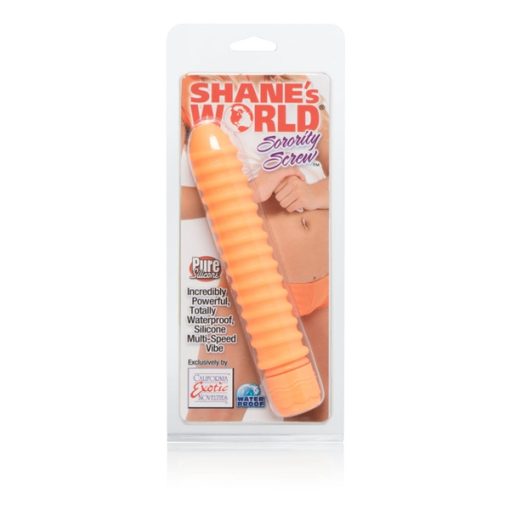 SHANES WORLD SORORITY SCREW VIBE SILICONE ORANGE 2