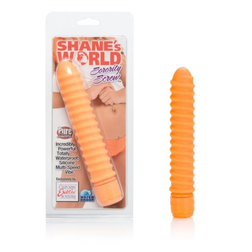 SHANES WORLD SORORITY SCREW VIBE SILICONE ORANGE 3
